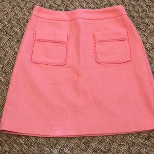 Coral Loft A Line Mini Skirt